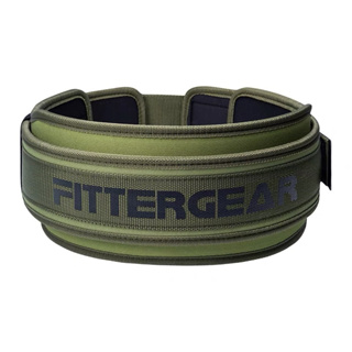 【FITTERGEAR】 舒適腰帶 軍綠/黑色 (深蹲 硬舉 專業運動 握推 穩定核心 力量訓練 舉重 護腰)