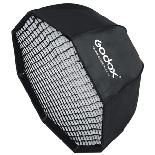 GODOX SB-GUE-80 快速摺傘式八角柔光罩80 cm, 附保榮Bowens接座,附網格. 折疊傘式 柔光罩