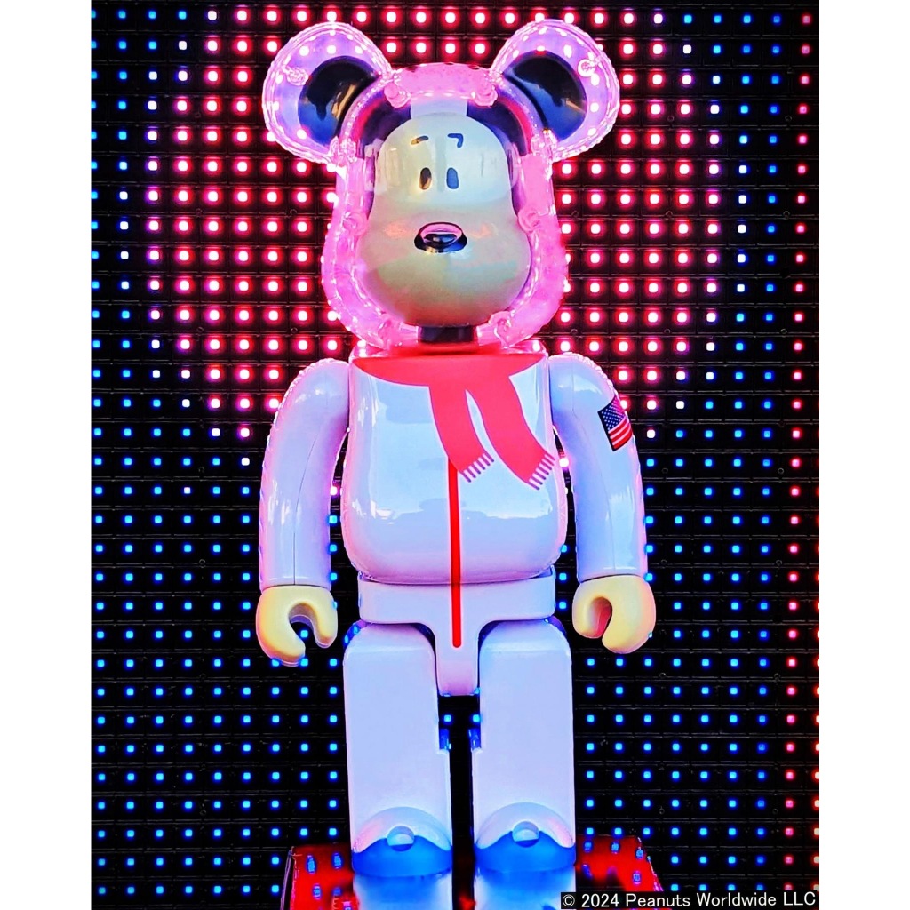 BE@RBRICK 庫柏力克熊 bearbrick 太空 史奴比  ASTRONAUT SNOOPY 400％