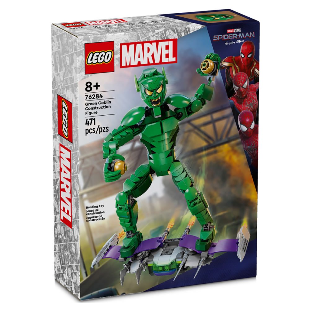 LEGO樂高 LT76284 漫威 超級英雄系列 -Green Goblin Constructio