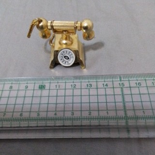 袖珍博物館 袖珍世界 復古電話 迷你模型擺件 模型製作