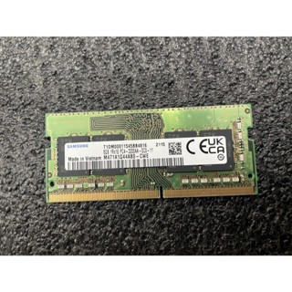 三星 8GB DDR4 3200MHz 筆記型電腦 記憶體 筆電 SODIMM PC4-25600 CL22 1Rx16