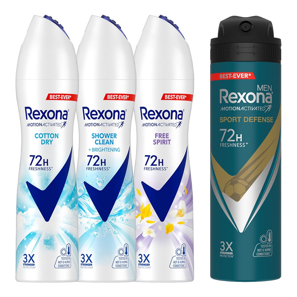 Rexona 蕊娜 女士/男士制汗爽身噴霧135ml【佳瑪】止汗 長效 無酒精