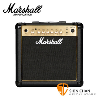 Marshall MG15R GOLD 電吉他 15瓦音箱 內建OVERDRIVE/REVERB效果器【MG15GR】
