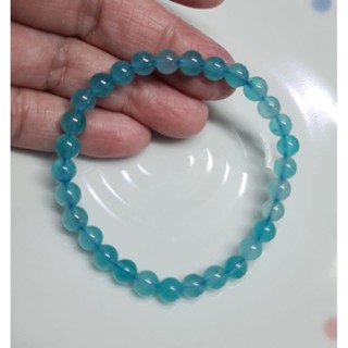 冰透 天河石 手鍊 手環 手珠 6mm天然❤晶寶水晶#Z33