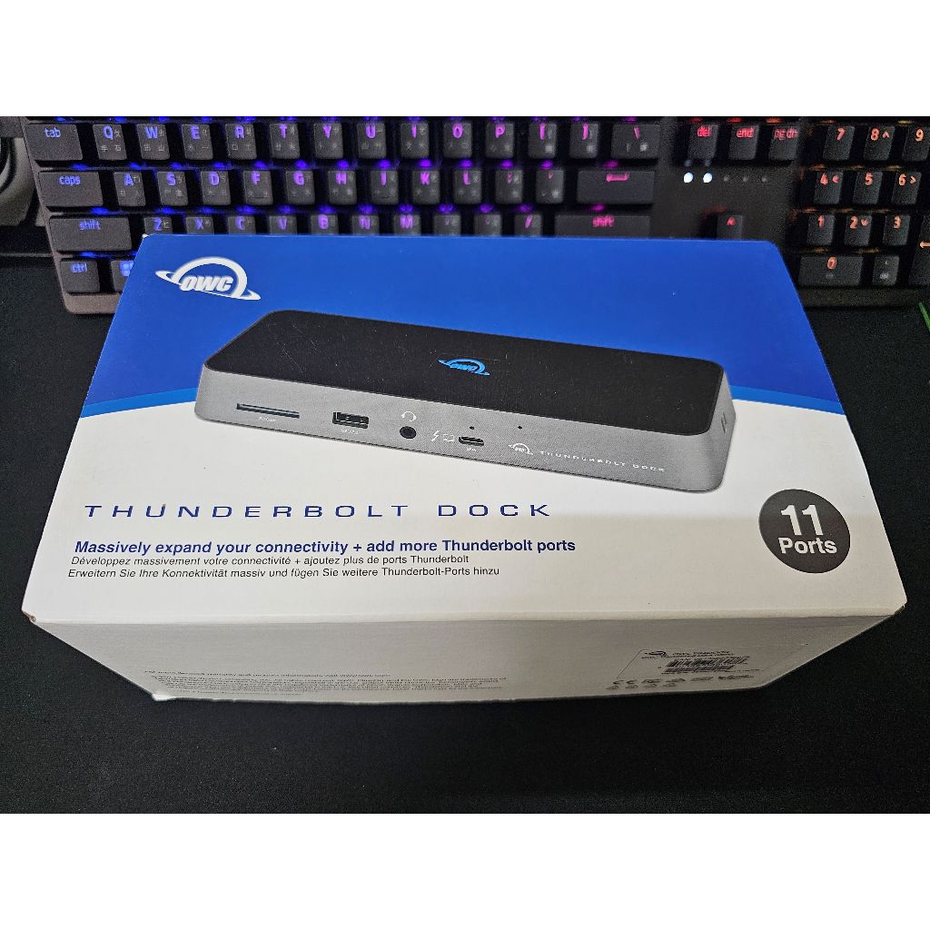 (二手)OWC Thunderbolt 4 Dock 雷電4 擴充座 TYPE C MAC