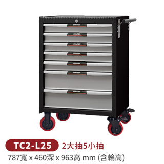 【樹德】TC2-L25 工具車 專業活動工具車 工作車 汽修站 維修站 零件收納 機器保護 多功能整理車