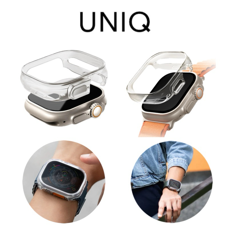 UNIQ 新加坡 Garde Apple Watch Ultra 1 / 2 代 全包覆輕薄透明防撞保護殼 49 mm