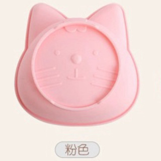 😸韓國6寸蛋糕矽膠模具（粉色貓頭）/手作烘焙蛋糕西點/器材器具模型