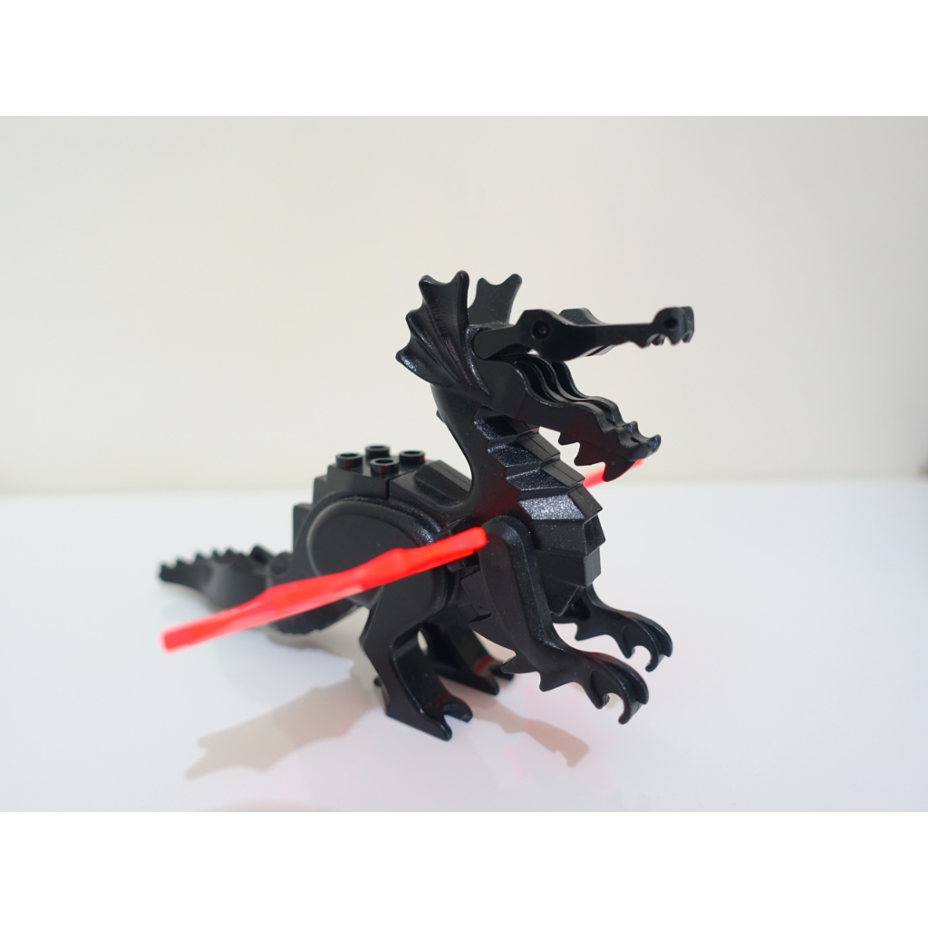 二手&gt; AndyPB 樂高LEGO 黑色 龍/噴火龍/出自城堡系列6047,6097 [6129c02]