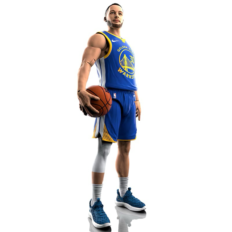 【全新正版】Stephen Curry 可動公仔 - NBA Starting Lineup Series