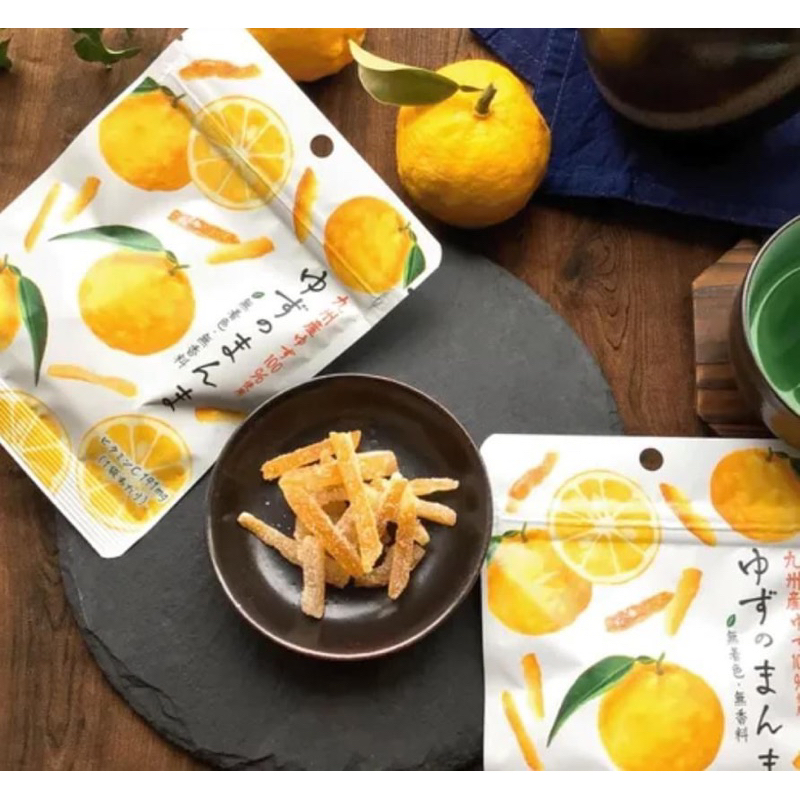 【現貨】日本九州宮崎糖漬柚子皮