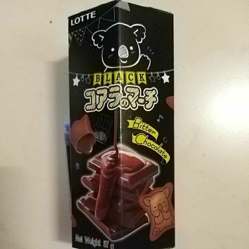 我最便宜【 泰國 】樂天小熊餅乾 濃黑巧克力風味 37 公克
