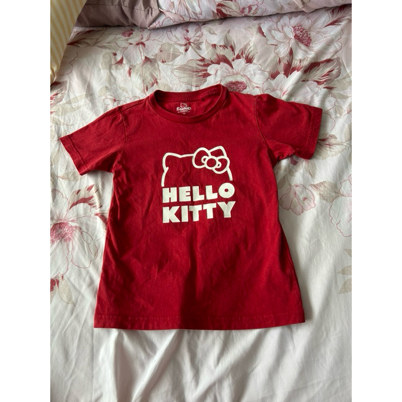 二手童衣-Lativ Hello Kitty短袖T恤 尺寸120