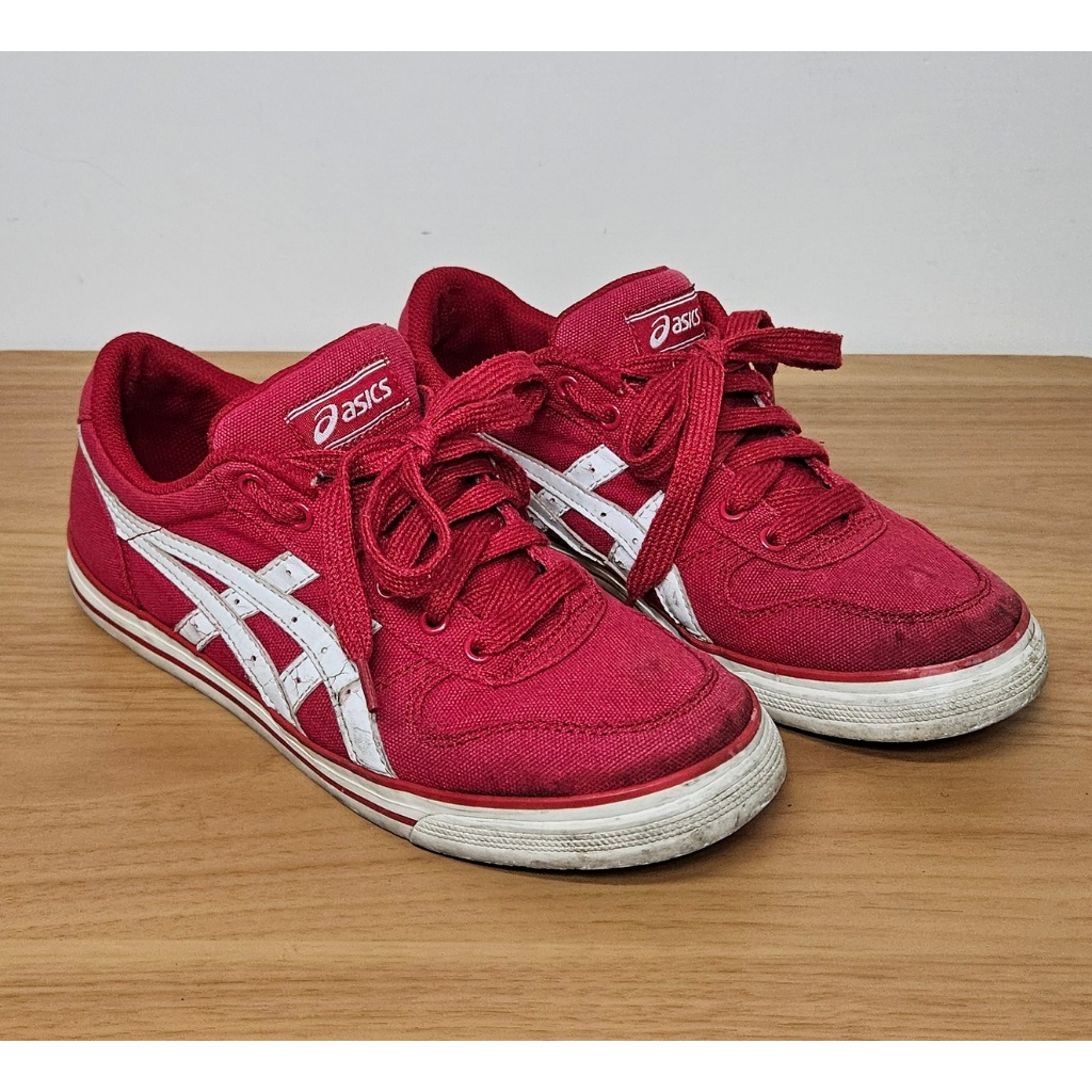二手鞋 Asics H900N 紅底白線 運動鞋 女鞋 休閒鞋