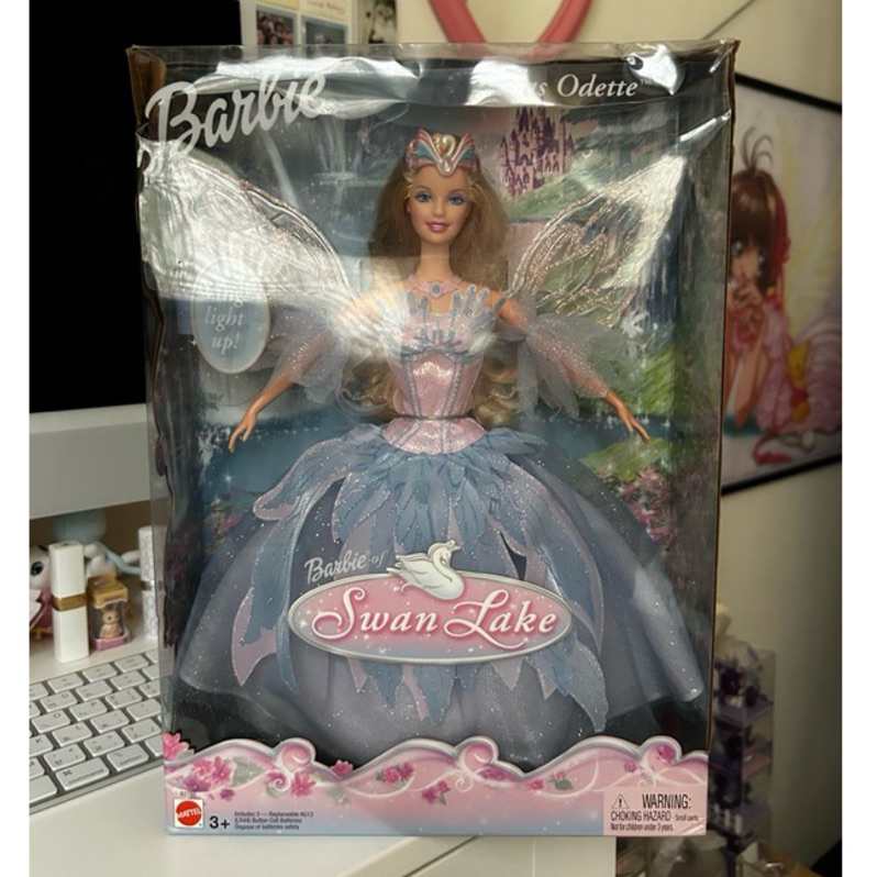 2003 🦢天鵝湖公主芭比👑 奧潔塔Odette Barbie of Swan Lake 古董芭比