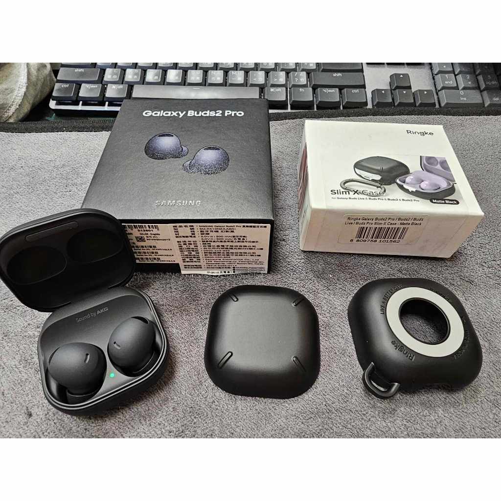 99%新 SAMSUNG 三星 Galaxy Buds2 Pro 真無線藍牙耳機 SM-R510 黑色 原廠公司貨