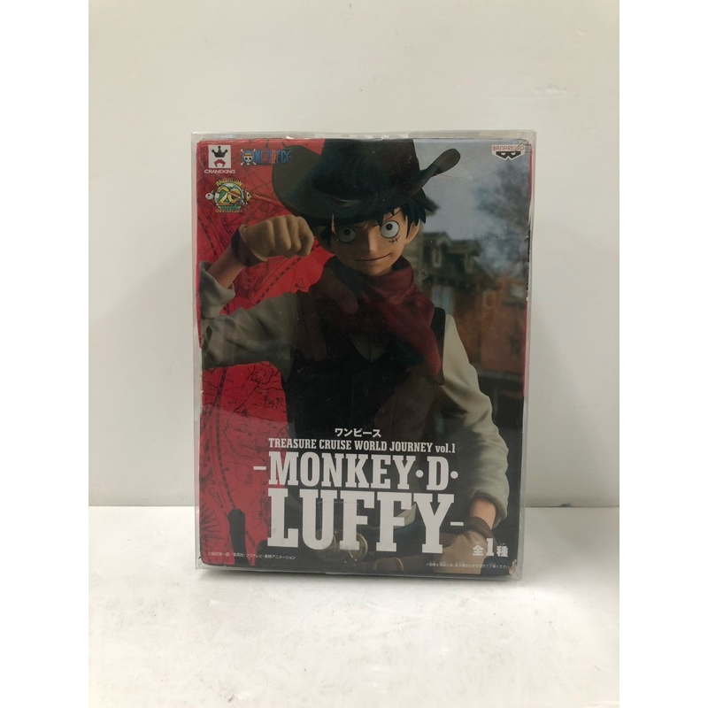 日版金證 海賊王 TREASURE CRUISE WORLD JOURNEY vol.1-LUFFY 魯夫 公仔 現貨