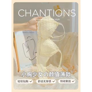 【PIGLET】臺灣新款夏季女性內衣 無鋼圈內衣 小胸聚攏內衣 多功能美背穿法內衣 薄款透氣舒適文胸 收副乳防下垂內衣