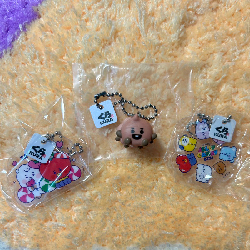 ［全新現貨］ 藏壽司 三款合售 BT21 壓克力吊飾 立體吊飾 SHOOKY TATA RJ BTS