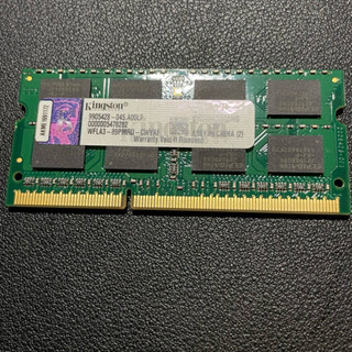 金士頓 DDR3 1333 4GB 筆記型電腦 記憶體 筆電 Kingston