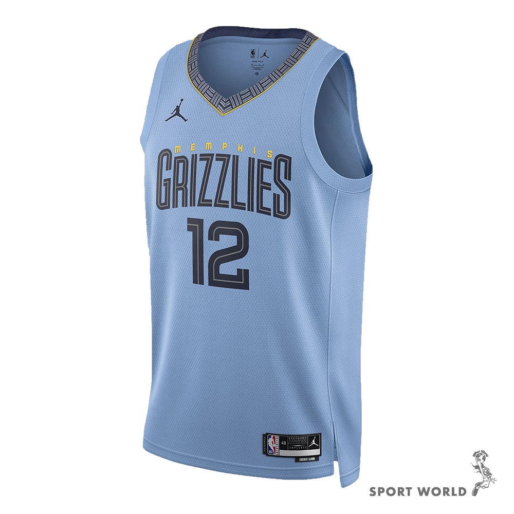 Nike 球衣 男裝 NBA 孟菲斯灰熊隊 藍【運動世界】DO9531-422