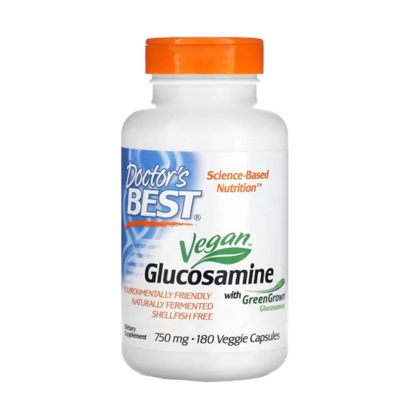 Doctor's best Glucosamine 全素葡萄糖胺 GreenGrown 750毫克 180粒 母親節保健