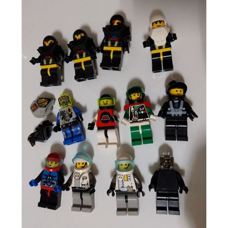 LEGO 樂高 人偶 太空系列 外星人 太空人 12隻一起賣 平均一隻80元