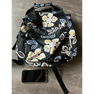 全新 NET NU V 大容量 後背包 兩用 2way 手提包 大學生 旅行 花卉 文青 女包