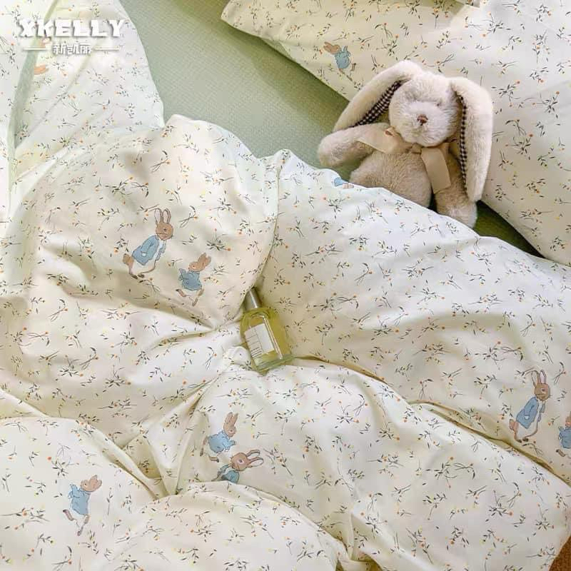 彼得兔 小清新設計純棉純棉材質床包四件組