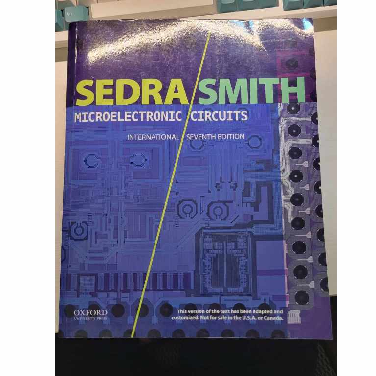 SEDRA SMITH microelectronics circuits seven edition 第七版