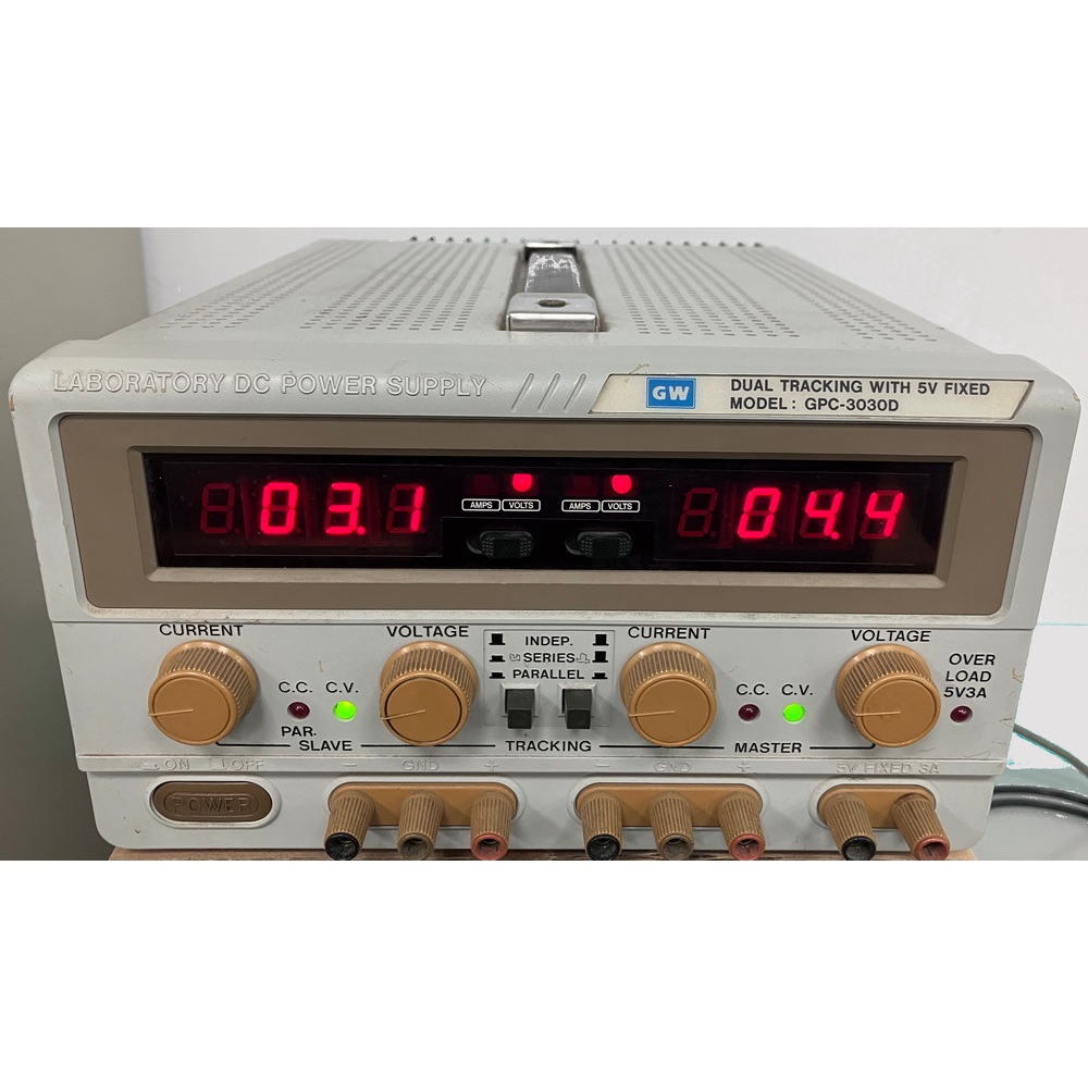 GW INSTEK 固緯 GPC-3030D 可調式 直流電源供應器 30V 3A