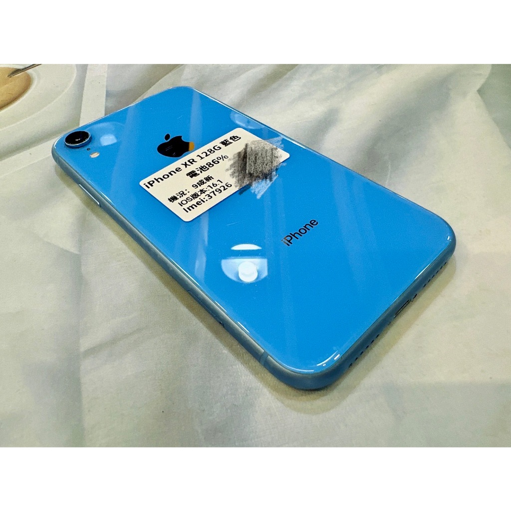 🔥超值中古機IphoneXR 128G 藍色 9.9成新🔥舊機貼換/信用卡分期0利率