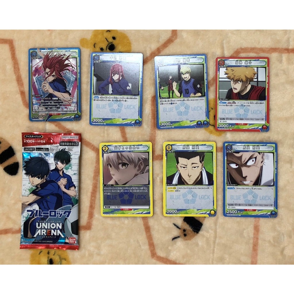 藍色監獄 UNION ARENA 卡 潔世一 馬狼照英 國神鍊介 凪誠士郎 千切豹馬 千切豹馬(閃)