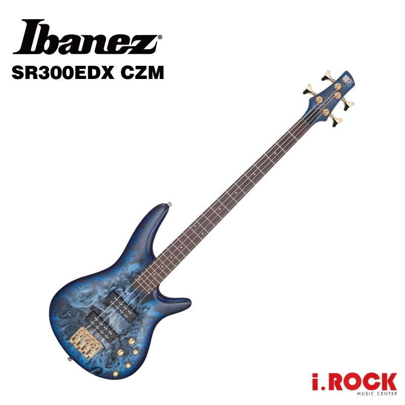 Ibanez SR300EDX CZM 電貝斯 啞光宇宙冰藍色【i.ROCK 愛樂客樂器】