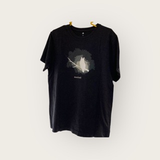 “Mont-Bell” - 黑色貓頭鷹 T恤