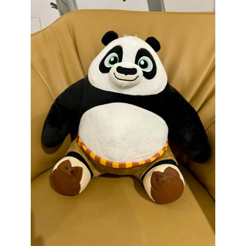 正版 功夫熊貓 玩偶 絨毛娃娃 阿波 33公分