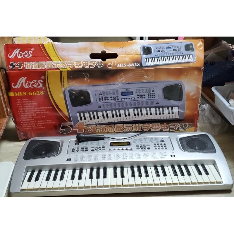 【限面交】美樂斯MLS-6628，54鍵液晶顯示教學型電子琴
