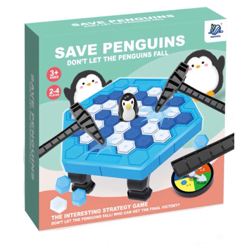 現貨 破冰企鵝 企鵝敲冰磚 益智遊戲 益智桌遊 親子桌遊 玩具