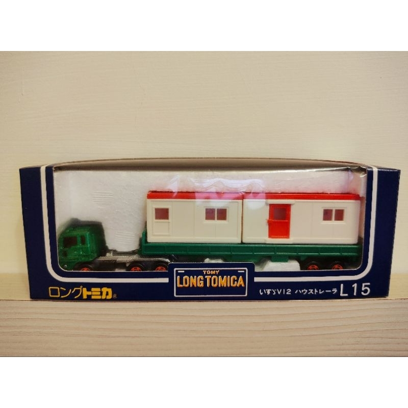 Tomy Long tomica Isuzu V12 house trailer 日本製 中古品