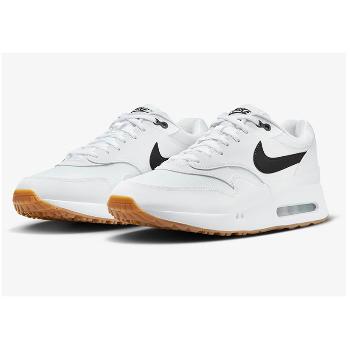 *百搭款*Nike Air Max 1 '86 OG G 高爾夫球男鞋 無釘 #FN0697-100,白