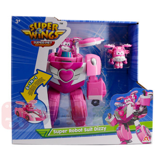 【現貨】Super Wings S7 超級飛行員 - 蒂蒂變形機器人賽車組 AL43446