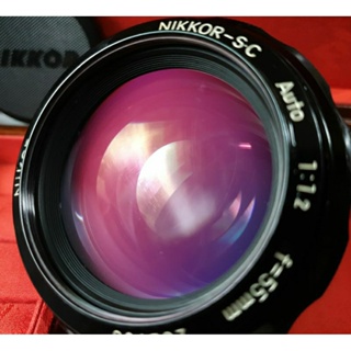 💯💚💜Nikon-S.C. Auto Non-ai 55mm F1.2 "夜之眼"經典人像鏡皇“優”（附日本保護鏡）