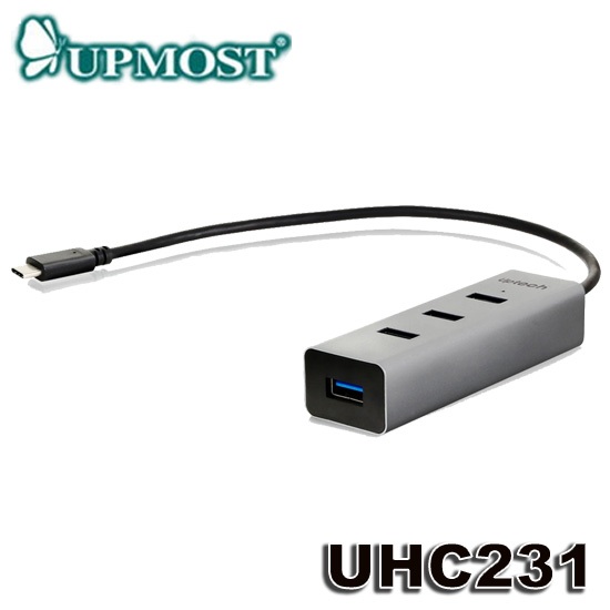【3CTOWN】含稅 UPMOST 登昌恆 Uptech UHC231 USB-C3.1 4埠HUB集線器