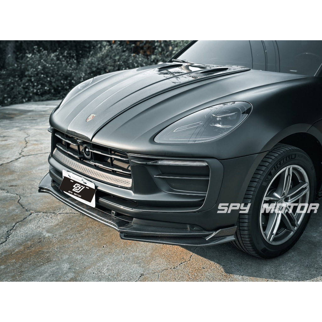 【SPY MOTOR】保時捷 Porsche Macan G3 乾碳纖維引擎蓋飾板