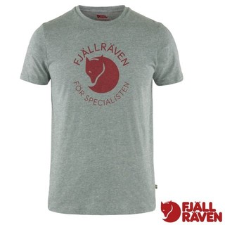 【Fjallraven 小狐狸】M零碼 送》男 圓領短袖排汗衣 Fox 運動T恤 休閒棉T 北極狐 87052