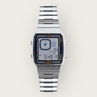 “Timex” - Q TIMEX Reissue Digital LCA 銀色電子錶