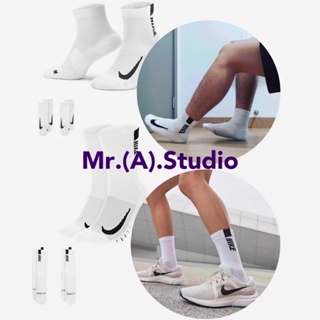 Mr.A😈A先生 Nike LOGO 2雙入 跑步 排汗 短襪 中筒襪 長襪 SX7556-100 SX7557-100