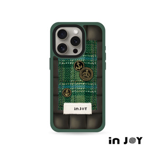 INJOY｜iPhone 16/15 手機殼 松綠寂靜風 磨砂 MagSafe 磁吸防摔手機殼