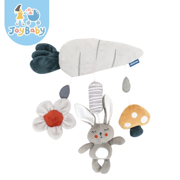JOYBABY 嬰兒推車玩具 嬰兒床掛 動物造型 風鈴安撫玩具 兔子 貓頭鷹掛飾玩具